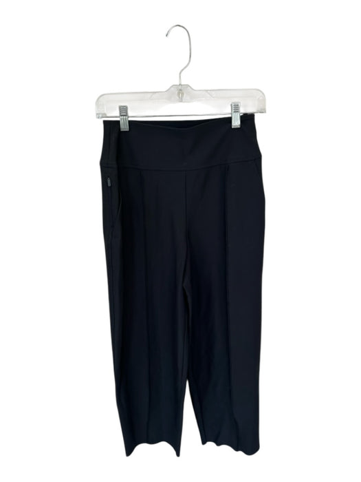 Athleta Size 0 Black Nylon Blend High Waist Side Zip Athletic Pants Black / 0