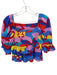 Buddy Love Size M Multi Cotton Smocked Waist Band Lines Skirt Set Multi / M