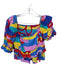 Buddy Love Size M Multi Cotton Smocked Waist Band Lines Skirt Set Multi / M