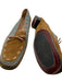 Salvatore Ferragamo Shoe Size 10.5 Brown & Blue Suede Leather Accent Bow Loafers Brown & Blue / 10.5