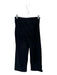 Frame Size 1/S Black Cotton Blend Waist Band Wide Leg Cropped Stretch Jeans Black / 1/S