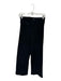 Frame Size 1/S Black Cotton Blend Waist Band Wide Leg Cropped Stretch Jeans Black / 1/S