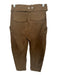 Zara Srpls Size XS Brown Cotton High Waist Cargo Pockets Wide Leg Pants Brown / XS