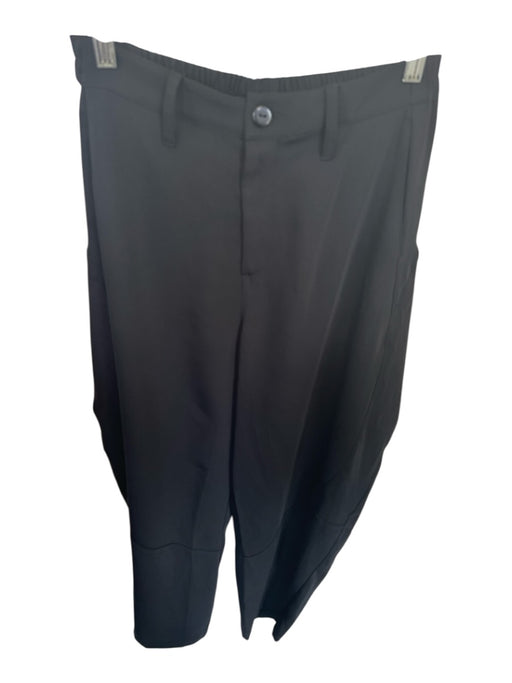 Ruti Size 6 Black Polyester Elastic Waist Balloon Leg Cropped Trouser Pants Black / 6