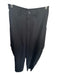 Ruti Size 6 Black Polyester Elastic Waist Balloon Leg Cropped Trouser Pants Black / 6