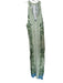 Anna Cate Size XS Green & White Viscose & Cotton Sleeveless Botanical Maxi Dress Green & White / XS