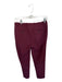 J. Crew Size 0 Maroon Wool Blend Straight Leg Trouser Pants Maroon / 0