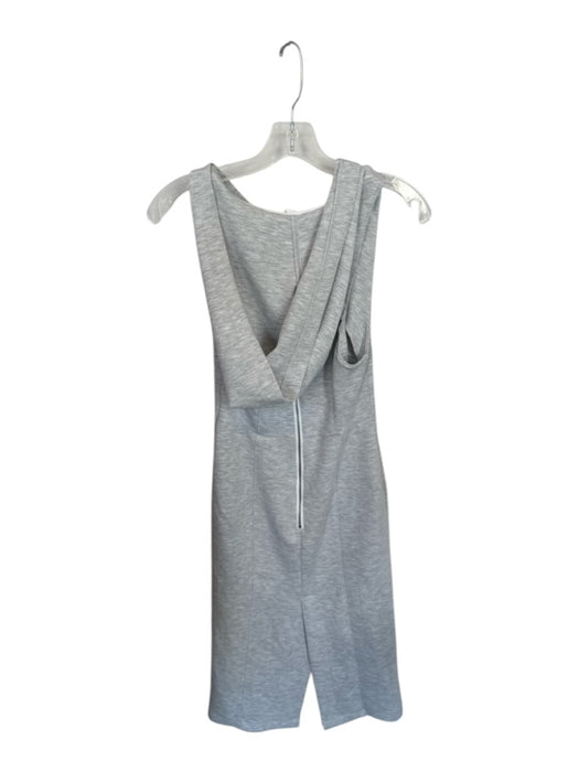 Daily Practice Size S Light Gray Viscose Blend Hood Sleeveless Maxi Dress Light Gray / S