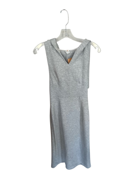 Daily Practice Size S Light Gray Viscose Blend Hood Sleeveless Maxi Dress Light Gray / S