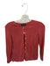Banana Republic Size XS Mauve Silk Long Sleeve Ribbed Cardigan Sweater Mauve / XS