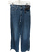 Banana Republic Size 25 Dark Wash Cotton Blend High Waist Wide Leg Jeans Dark Wash / 25