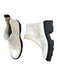Ash Shoe Size 8 White & Black Leather Platform Chelsea Booties White & Black / 8