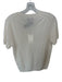 Quince Size L Cream Mongolian Cashmere Short Sleeve Knit Sweater Cream / L
