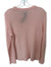 Halogen Size L Baby Pink Cashmere Long Sleeve Crew Neck Knit Sweater Baby Pink / L