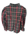 Gretchen Scott Size L Black & Red Silk Long Sleeve Plaid Button Down Top Black & Red / L