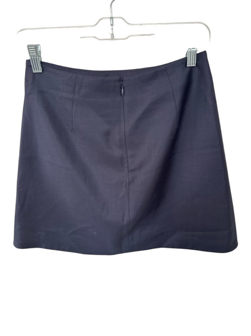 COS Size 6 Navy Viscose High Waist Pleat Mini Skirt Navy / 6