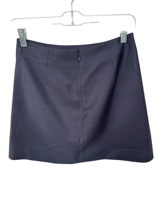 COS Size 6 Navy Viscose High Waist Pleat Mini Skirt Navy / 6