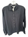 Spanx Size M Black Cotton Long Sleeve Button Down Top Black / M