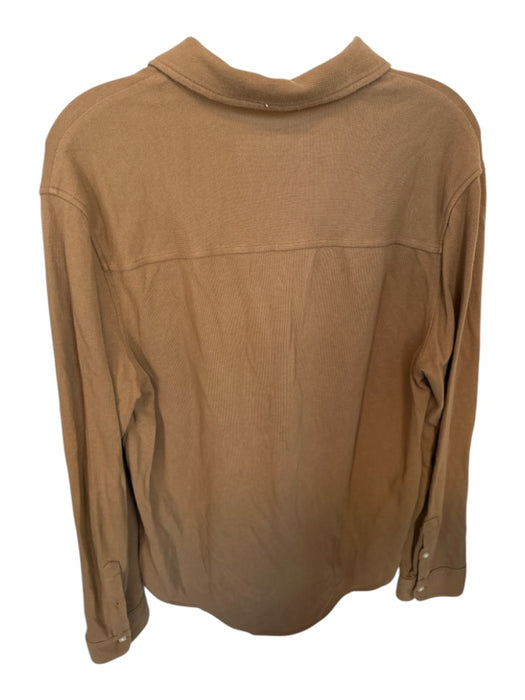 Everlane Size L Tan Organic Cotton Solid Button Down Men's Shirt Tan / L