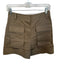 Tibi Size 0 Army Green Cotton High Waist Cuffed Cargo Pockets Shorts Army Green / 0