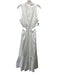 Wayf Size S White Cotton Sleeveless Side Cut Outs Elastic Waist Maxi Dress White / S