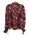 CROSBY by Mollie Burch Size S brown, pink & multi Polyester Abstract Print Top brown, pink & multi / S