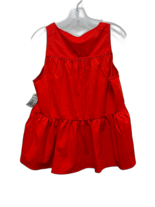 CROSBY by Mollie Burch Size S Red Polyester Sleeveless V Neck Gathered Top Red / S