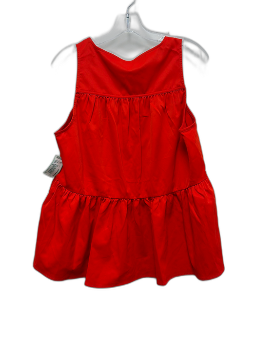 CROSBY by Mollie Burch Size S Red Polyester Sleeveless V Neck Gathered Top Red / S