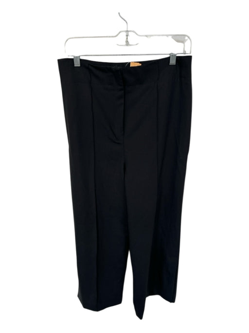 Alasdair Size 3/L Black High Waist Wide Leg Trouser Pants Black / 3/L