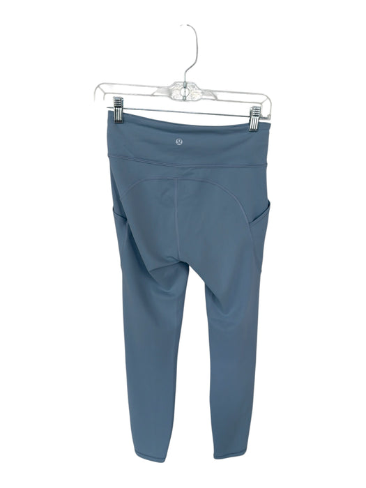 Lululemon Size 6 Slate Blue Side Pockets Athletic Leggings Slate Blue / 6
