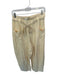 Intimately Free People Size S Cream Yellow Cotton Pockets Drop Crotch Pants Cream Yellow / S