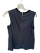 Marni Size 42/10 Charcoal Cotton Pocket Detail Sleeveless Crew Neck Top Charcoal / 42/10