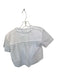 Madewell Size S White & Gray Cotton Stripe Pattern Block Short Sleeve Top White & Gray / S