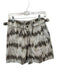 Isabel Marant Size 38/S Brown & Beige Cotton Ikat Paperbag Waist Shorts Brown & Beige / 38/S
