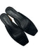 Jeffrey Campbell Shoe Size 8.5 Black & Brown Suede Wood Heel Square Toe Mules Black & Brown / 8.5