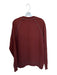 Flint and Tinder Size L Burnt Brown Cotton Stich detail Round Neck Top Burnt Brown / L