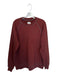 Flint and Tinder Size L Burnt Brown Cotton Stich detail Round Neck Top Burnt Brown / L