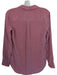 Equipment Size S Rose Silk Collar Button Down Front Pockets Long Sleeve Top Rose / S