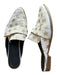REBECCAMINKOFF Shoe Size 9 Cream & Gold Suede Stars Pointed Almond Toe Loafers Cream & Gold / 9