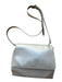 Matt & Nat Grey Vegan Leather Adjustable Strap Magnetic Closure Zip Close Purse Grey