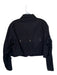 Banana Republic Size M Black Cotton Front Pocket Collar Button Front Jacket Black / M