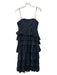 Ulla Johnson Size 2 Black Cotton Sleeveless Tiered Ruffle Midi Dress Black / 2