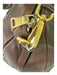 Prada Brown Leather Double Top Handle Shoulder Gold Hardware Top Zip Bag Brown / L