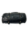 Miu Miu Black Leather Double Top Handle Crossbody Gold Hardware Top Zip Bag Black / L