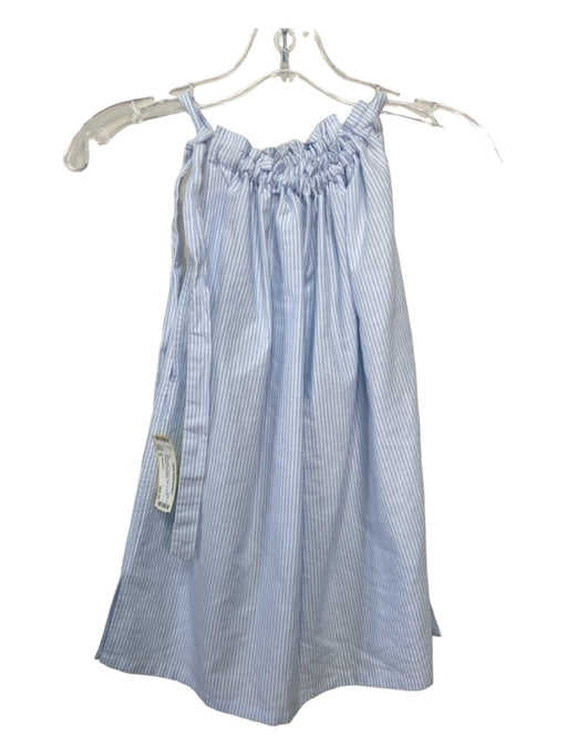 Ann Mashburn Size S Blue & White Striped High Tie Neck Sleeveless Top Blue & White / S