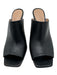 Bottega Veneta Shoe Size 40 Black & Gold Leather Peep Toe Square Toe Mule Pumps Black & Gold / 40