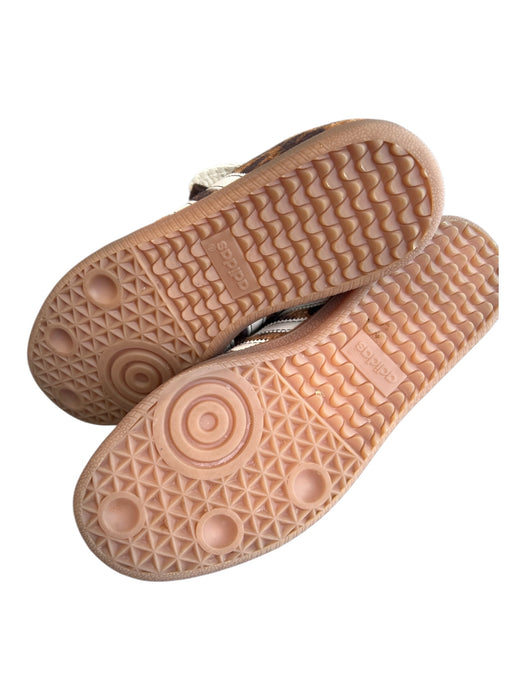 Adidas x Wales Bonner Shoe Size 5.5 Brown & Cream Faux Fur Animal Print Sneakers Brown & Cream / 5.5