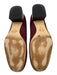 Michael Kors Shoe Size 9.5 M Red Suede Faux Snakeskin Gold detail Heel Shoes Red / 9.5 M