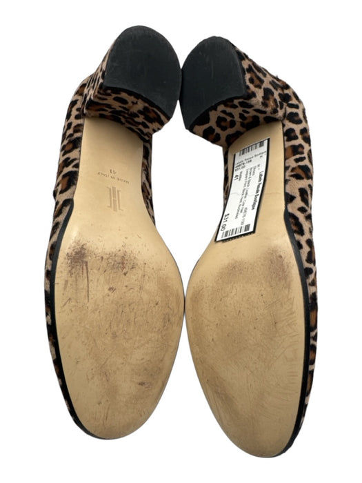 Hobbs Shoe Size 41 Brown & Black Leather Cow Hair Leopard Print Block Heel Shoes Brown & Black / 41