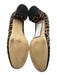 Hobbs Shoe Size 41 Brown & Black Leather Cow Hair Leopard Print Block Heel Shoes Brown & Black / 41